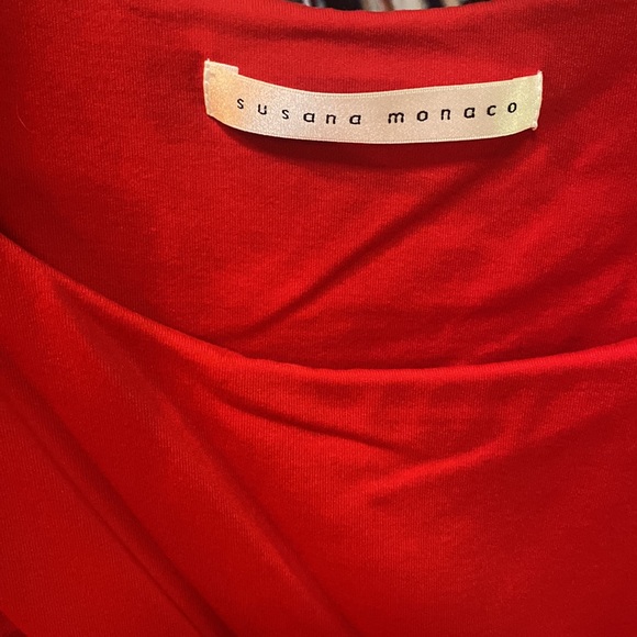 Red Susana Monaco Dress - Picture 2 of 3